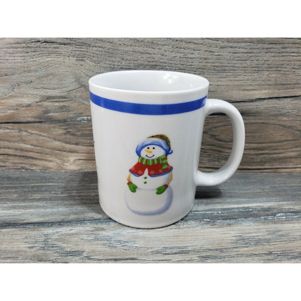 Snowman 2008 Winter Holiday Coffee Cup Mug
